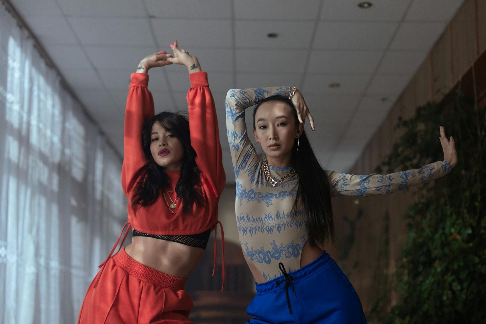 FCOOLYEET Y2K Parachute Dance Pants