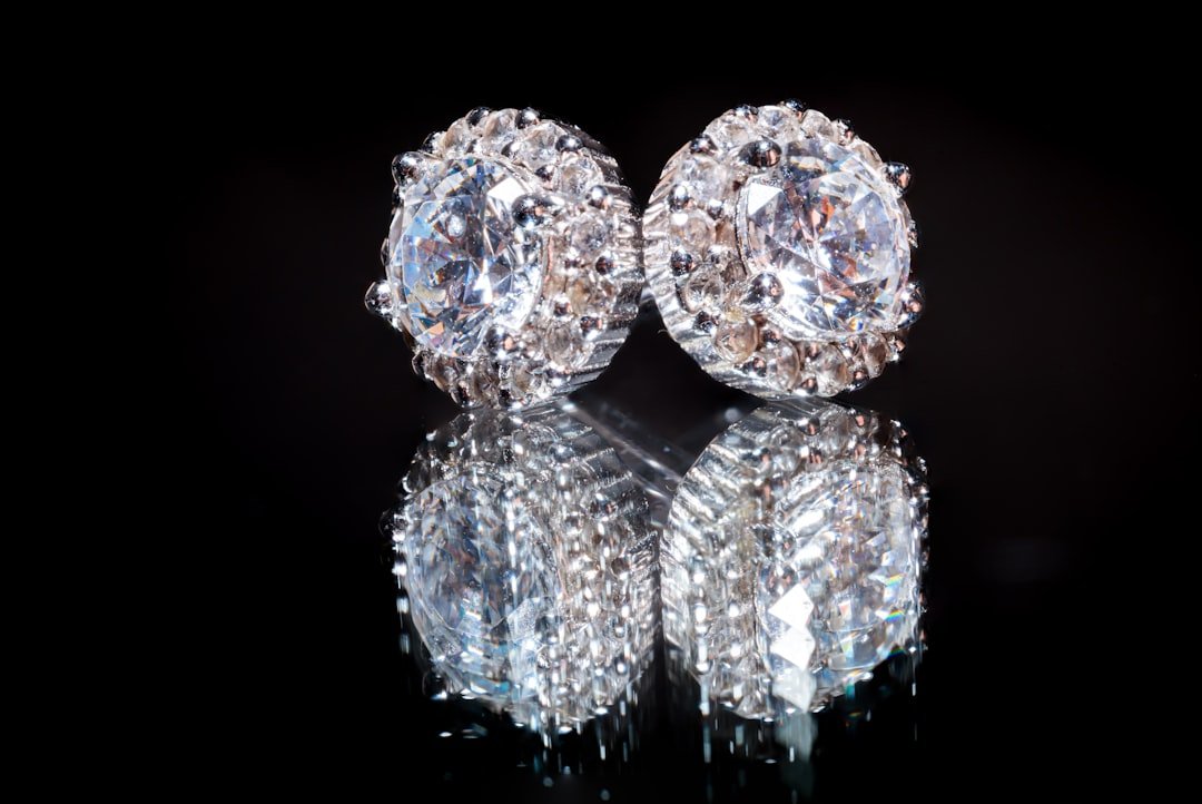 BESTEEL 6-Pair Multicolor Crystal Stud Set
