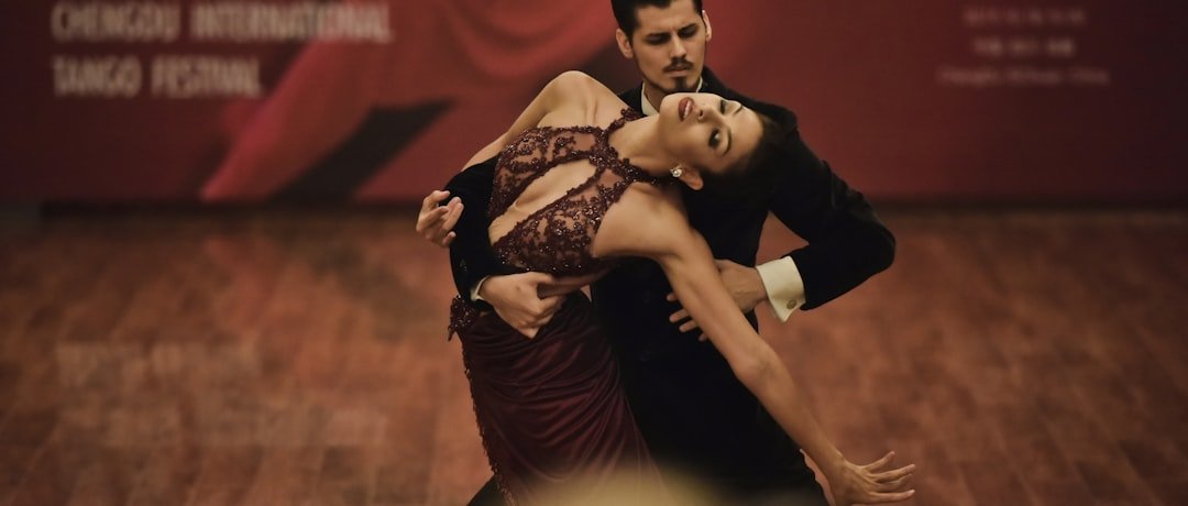 woman and man dancing
