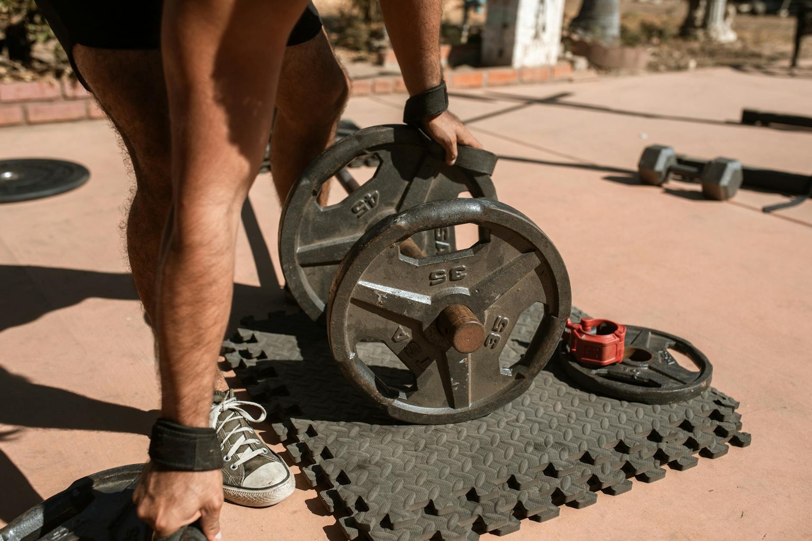 Gaiam Ankle Weights Adjustable 5-10 lb Pair