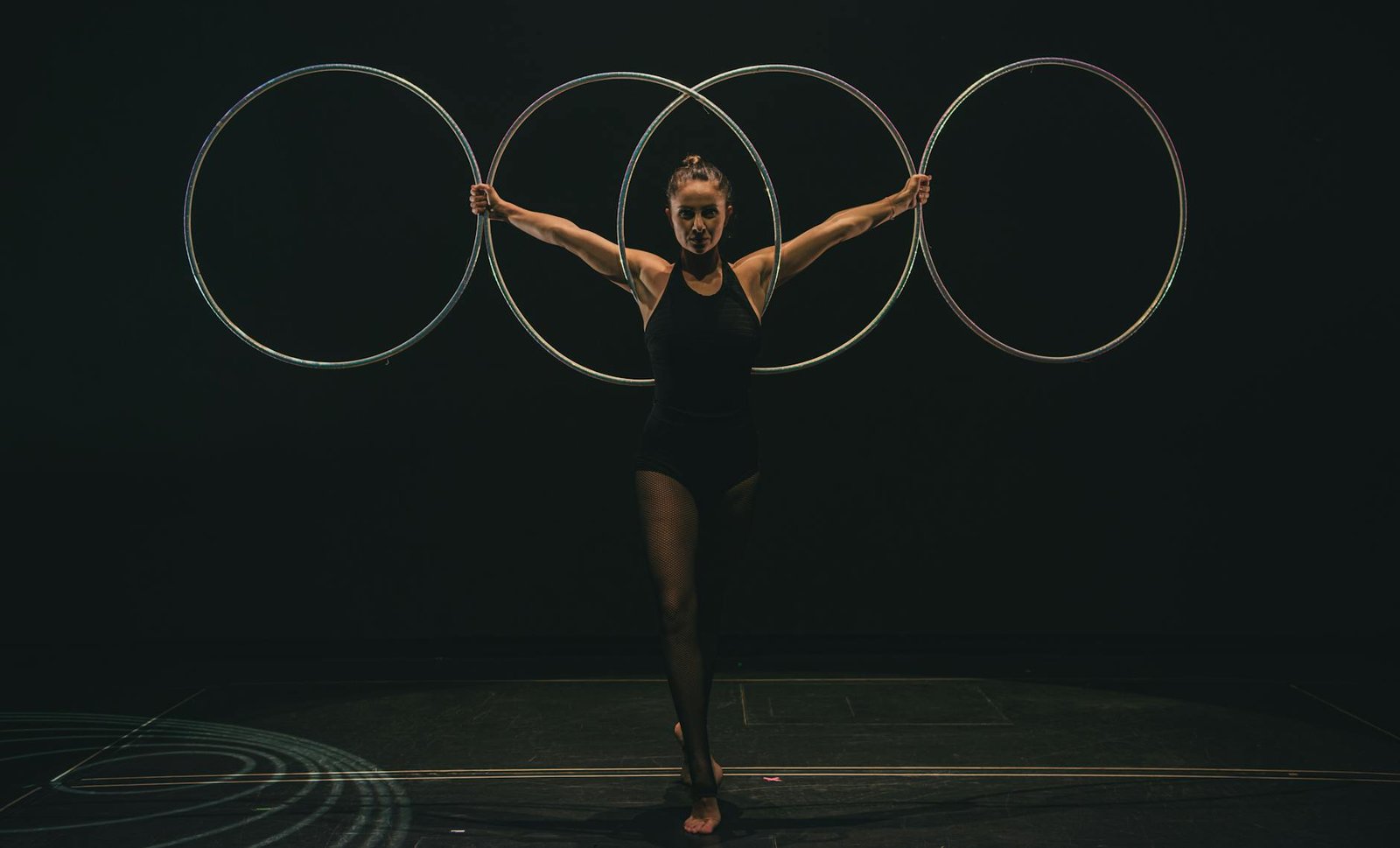 Rhythmic Dance Hoop Plastic Hula Hoop Adult Fitness