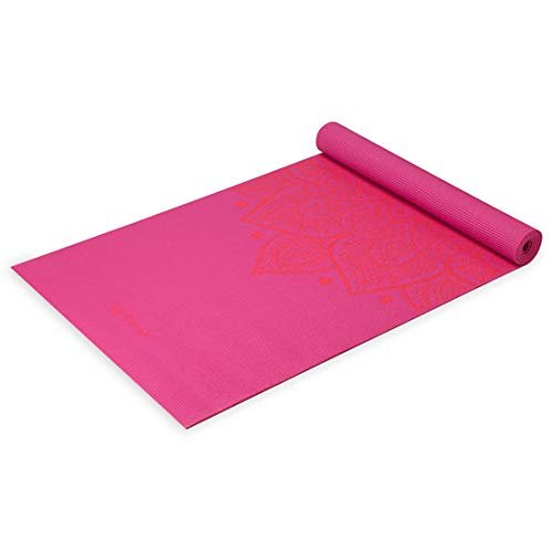 Gaiam Print Yoga Mat Non Slip Exercise Fitness Mat