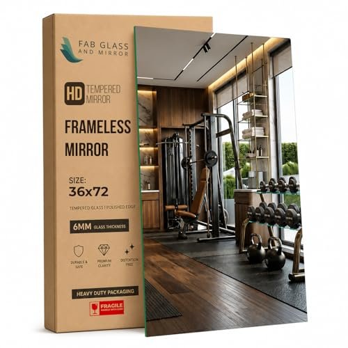 Kohros large wall mirror budget home dance studio