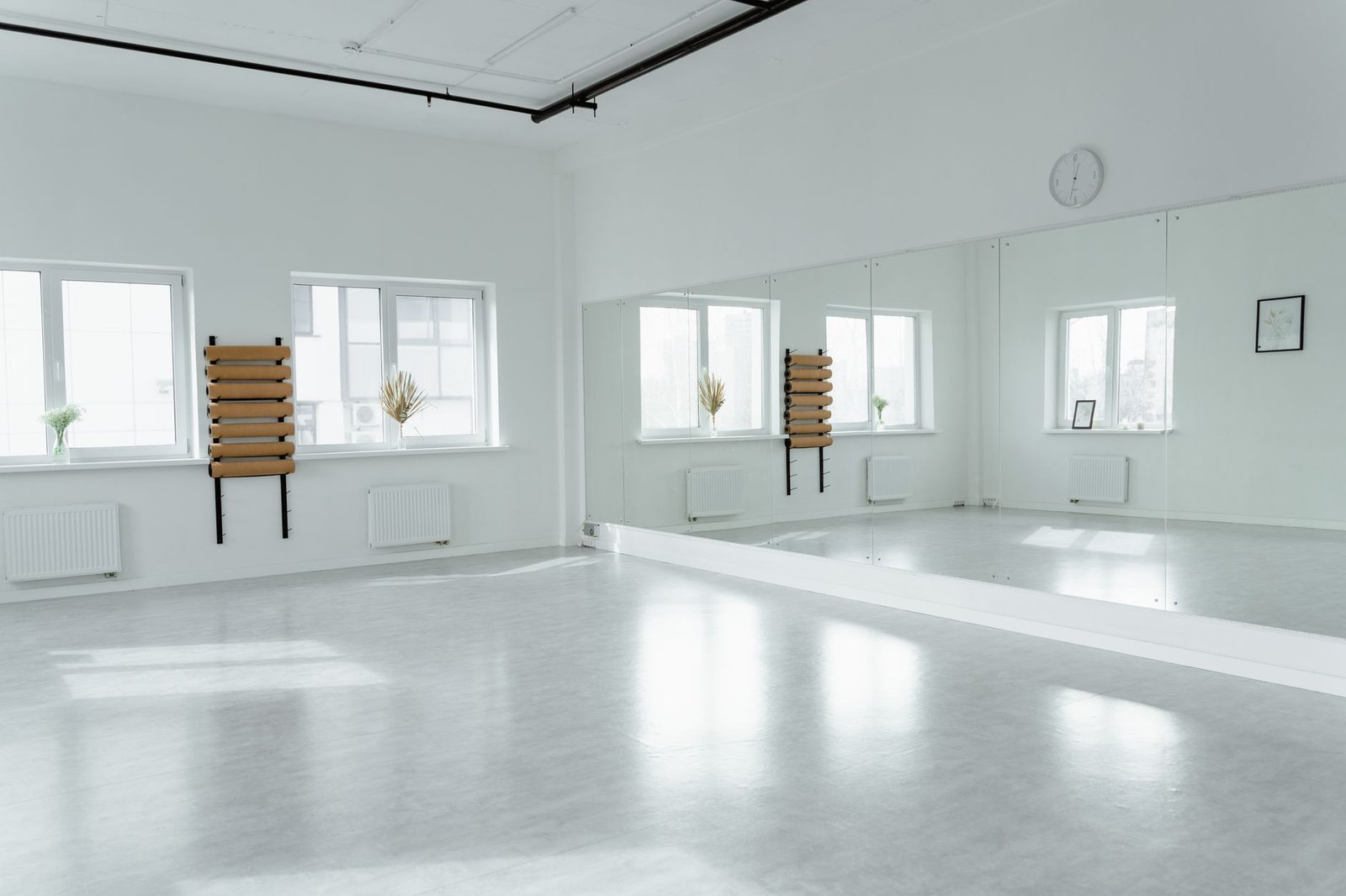 Hamilton Hills large wall mirror wide dance studio coverage