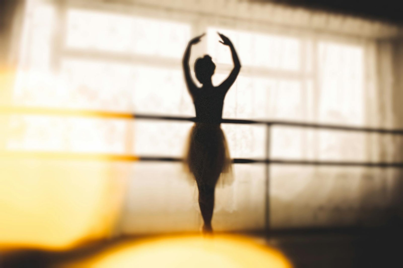 ballerina silhouette keychain small gift dancer girl