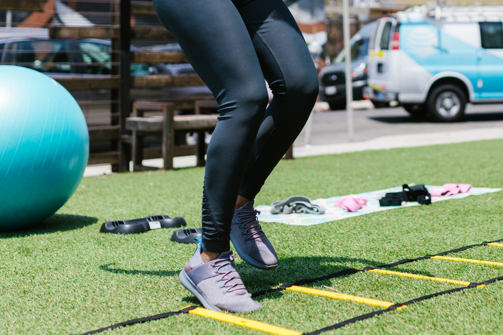 Speed Agility Ladder Set with Cones and Hurdles