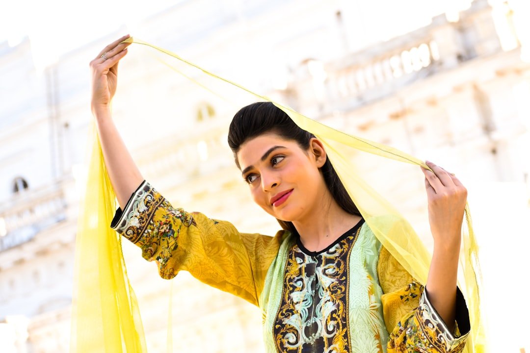 Bollywood Dance Dupatta Chiffon Sequin Scarf