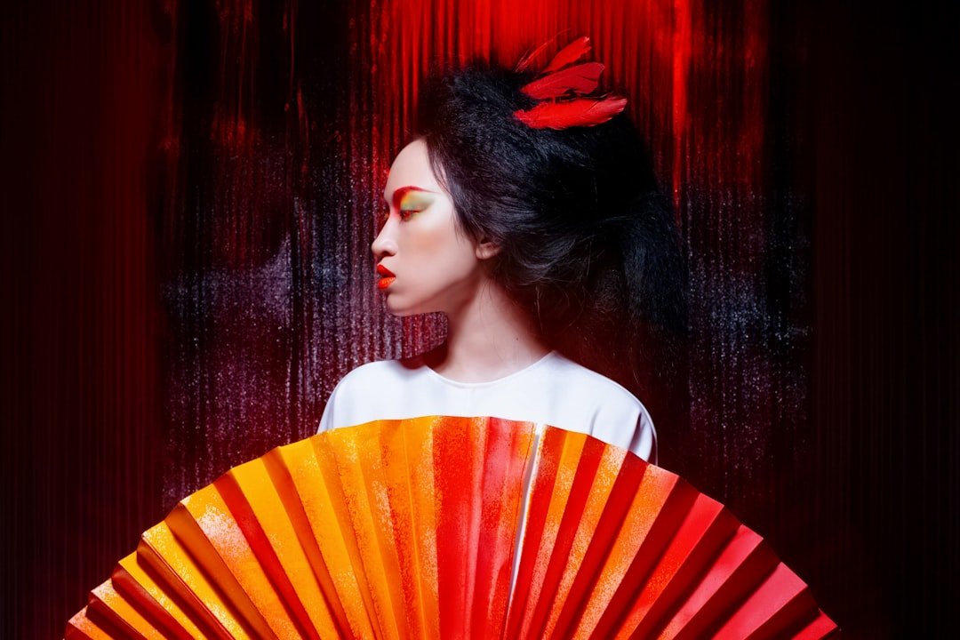 Painted Flamenco Fan Art Fan Spanish Folk Dance Decoration Display