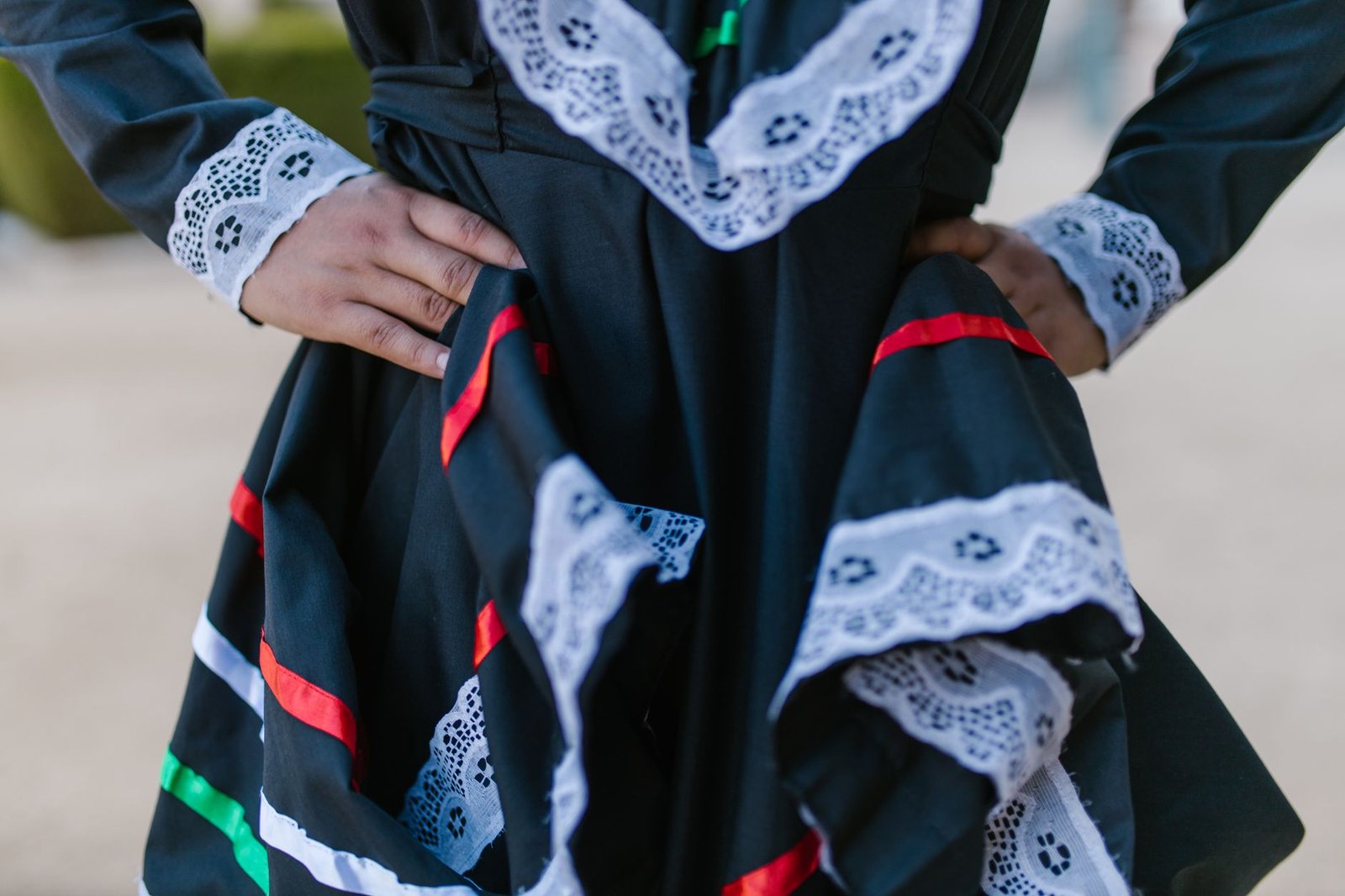 Folklorico Petticoat Crinoline Underskirt Full Volume Layered