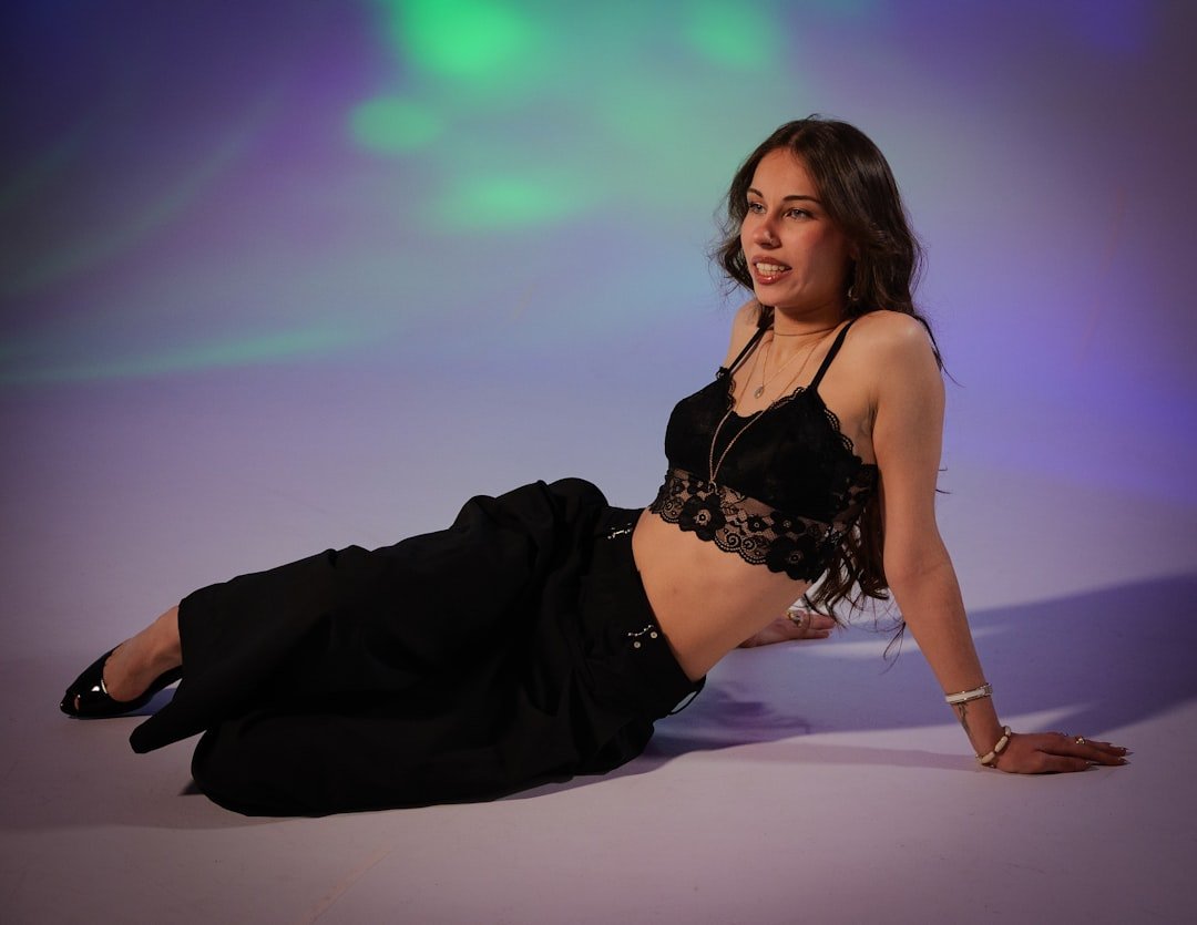 Belly Dance Bra Top and Hip Scarf Set Two Piece Egyptian Style
