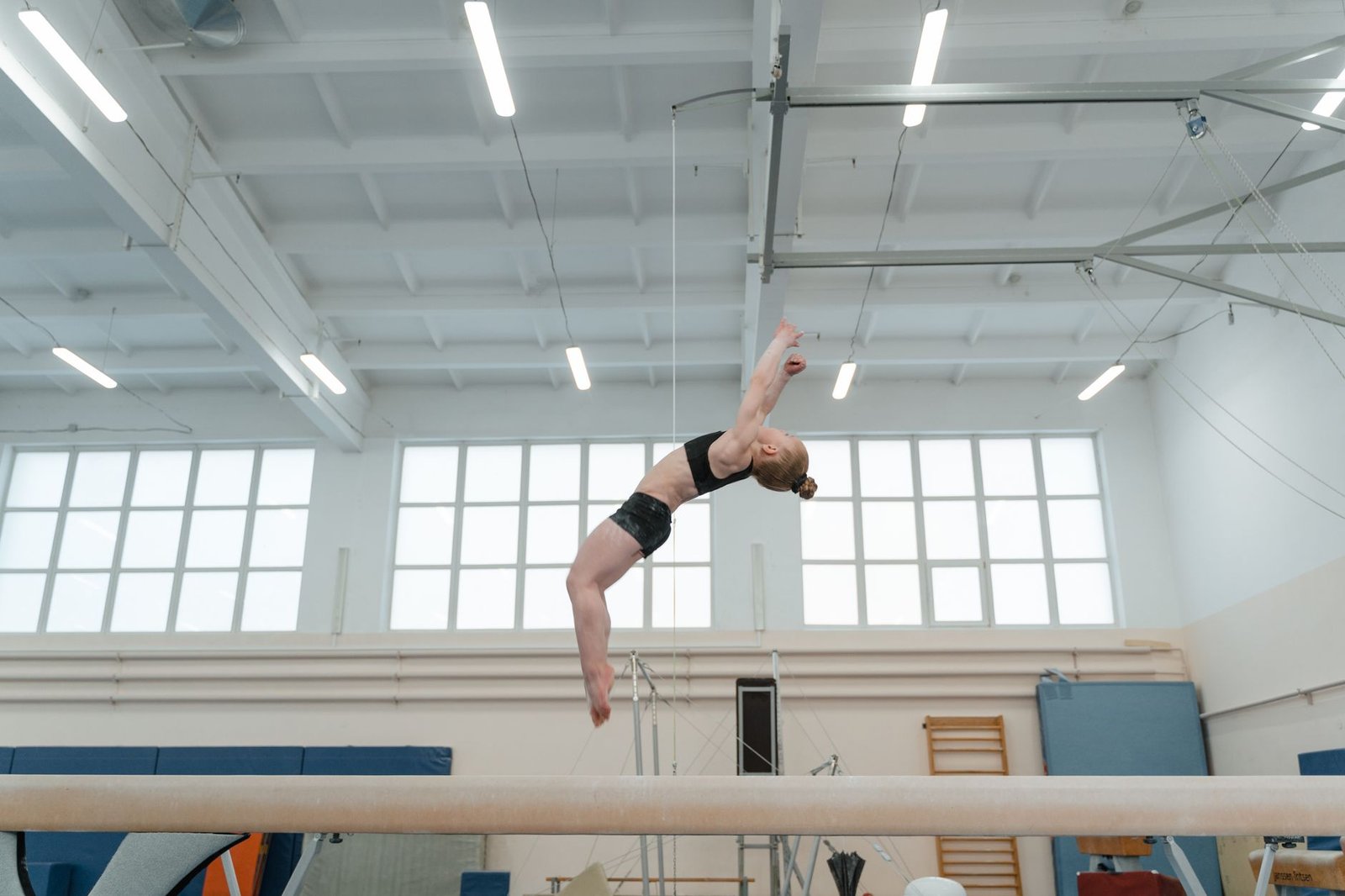 Stelle Girls Gymnastics Biketard with Built-In Shorts