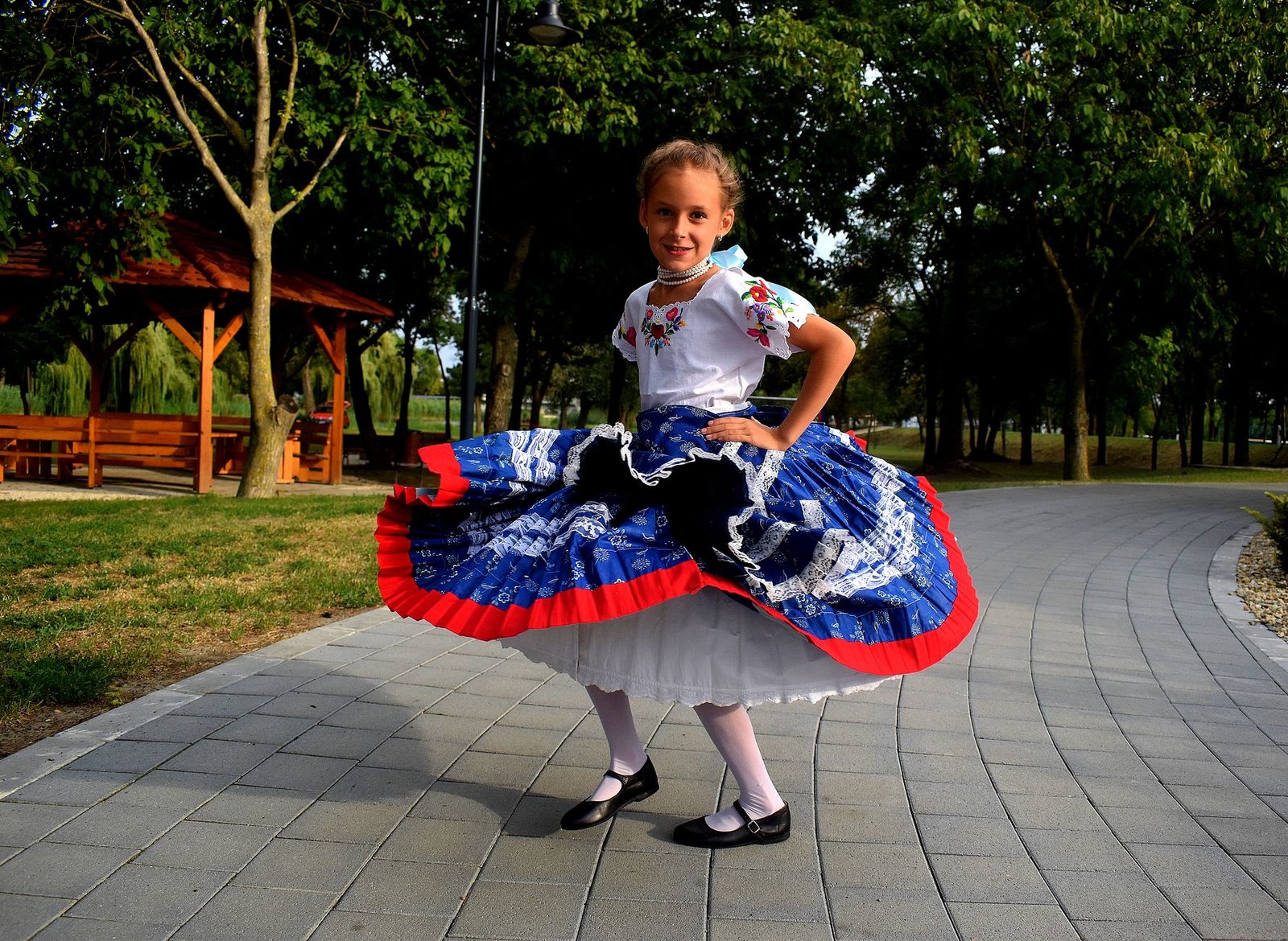 Character Dance Skirt Full Circle Elastic Waist Ballet Class