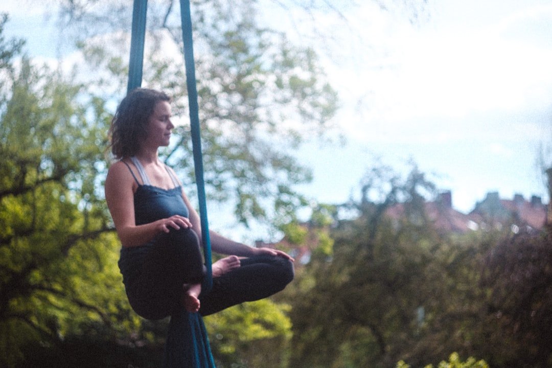 Aerial Yoga Ring Hammock Swing Low Height Aerial Fitness Home