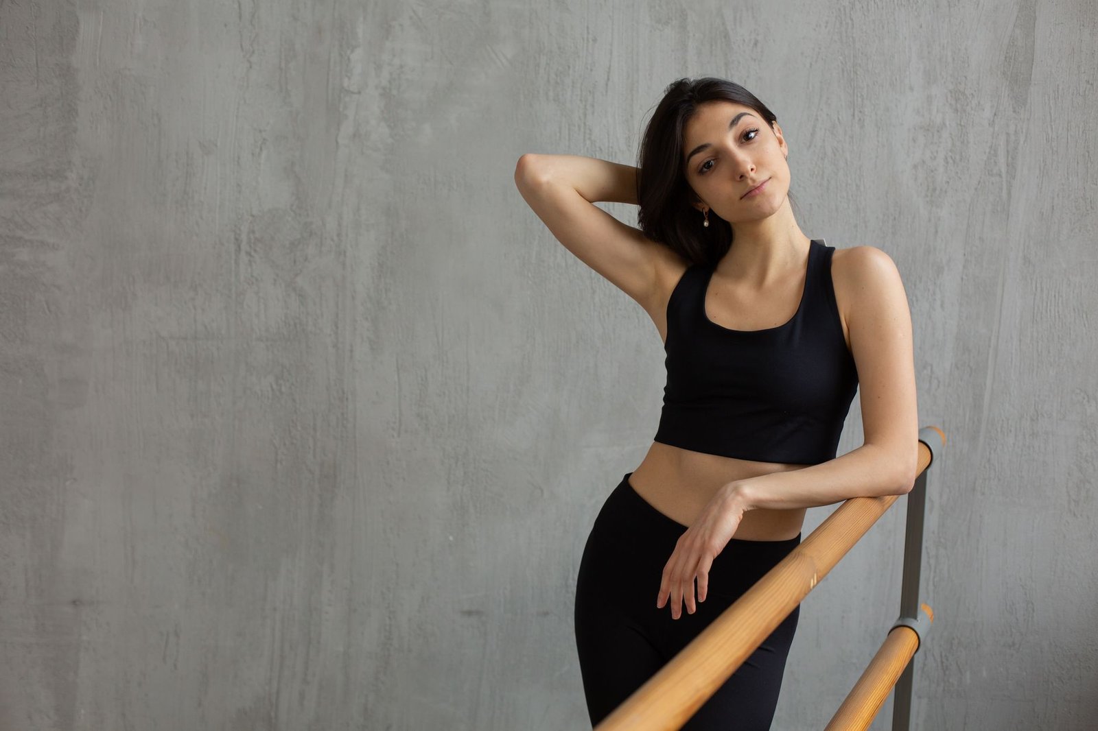 Long Line Dance Bra Top Full Coverage Dance Top Crop Top Modest