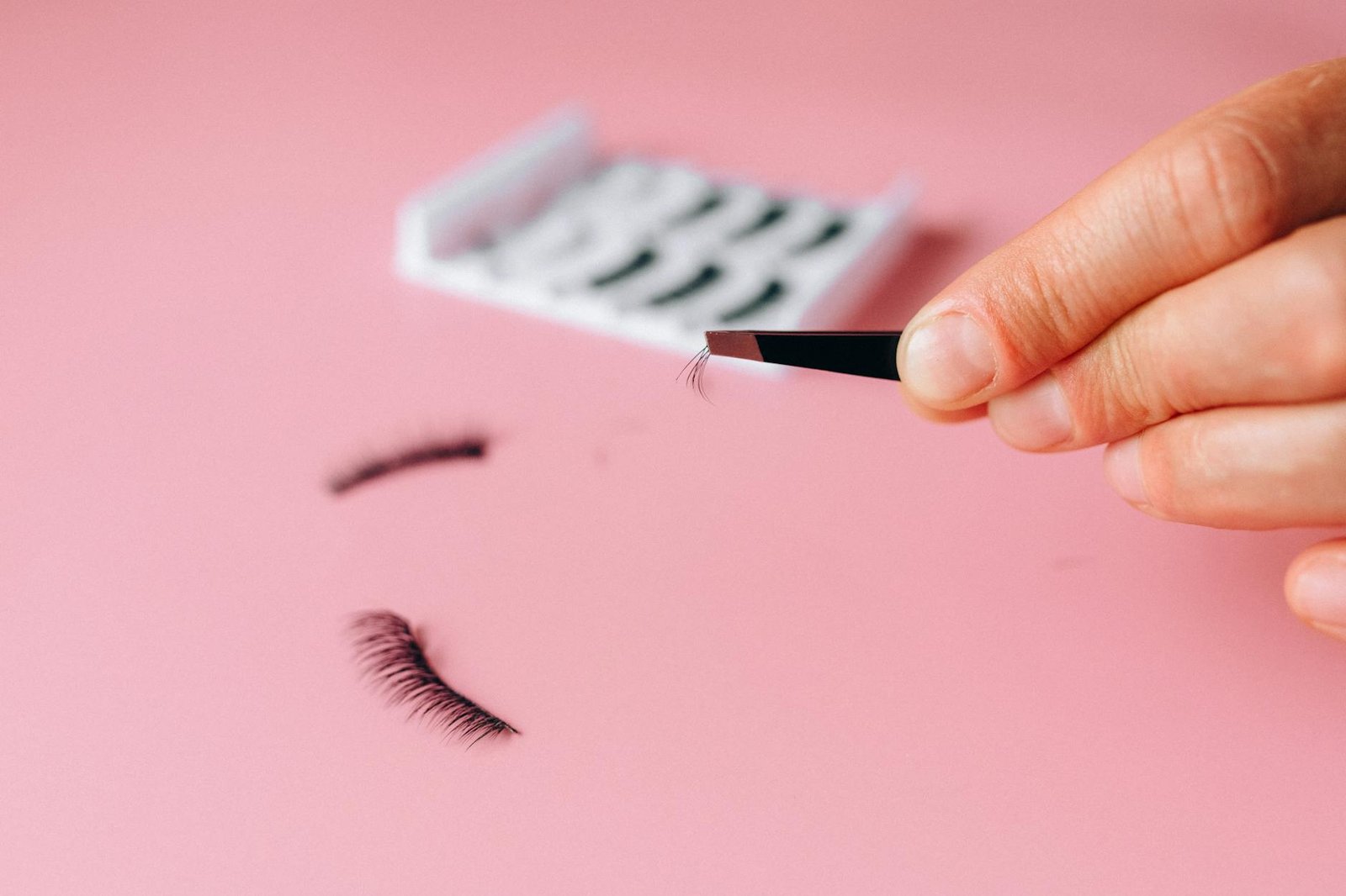 Ardell Wispies false eyelashes for dance performance