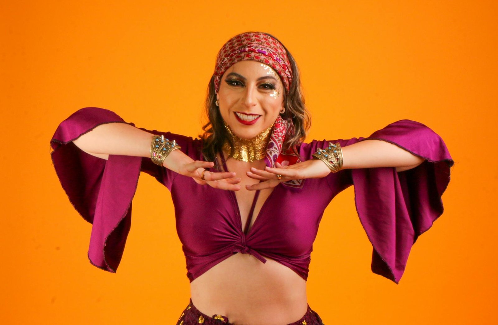 Tribal Fusion Belly Dance Belt Beaded Hip Wrap