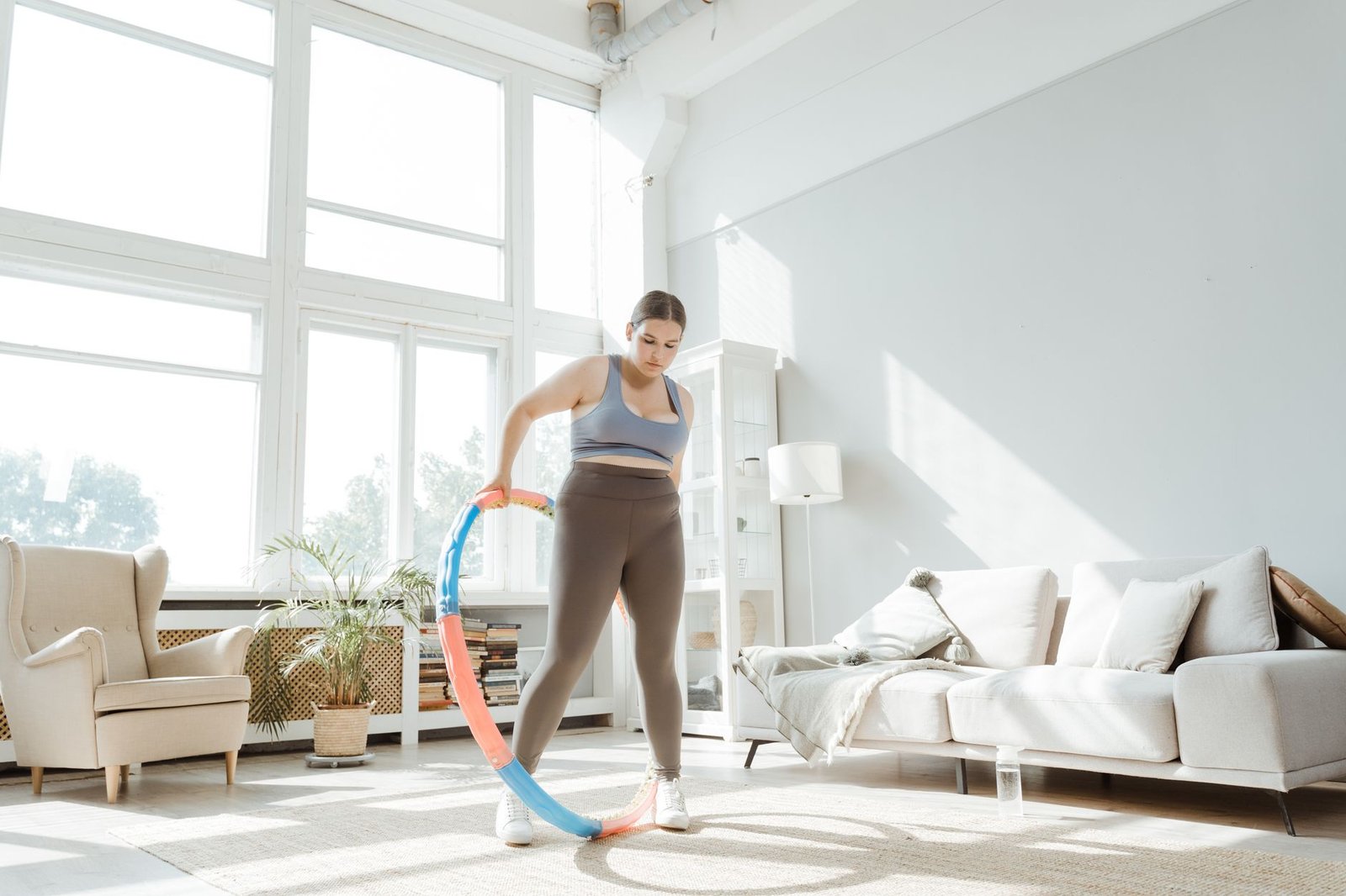 Collapsible Travel Weighted Hula Hoop Dance Fitness Portable