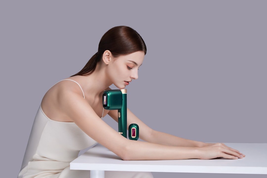 Percussion Massage Gun with Long Arm Back Attachment
