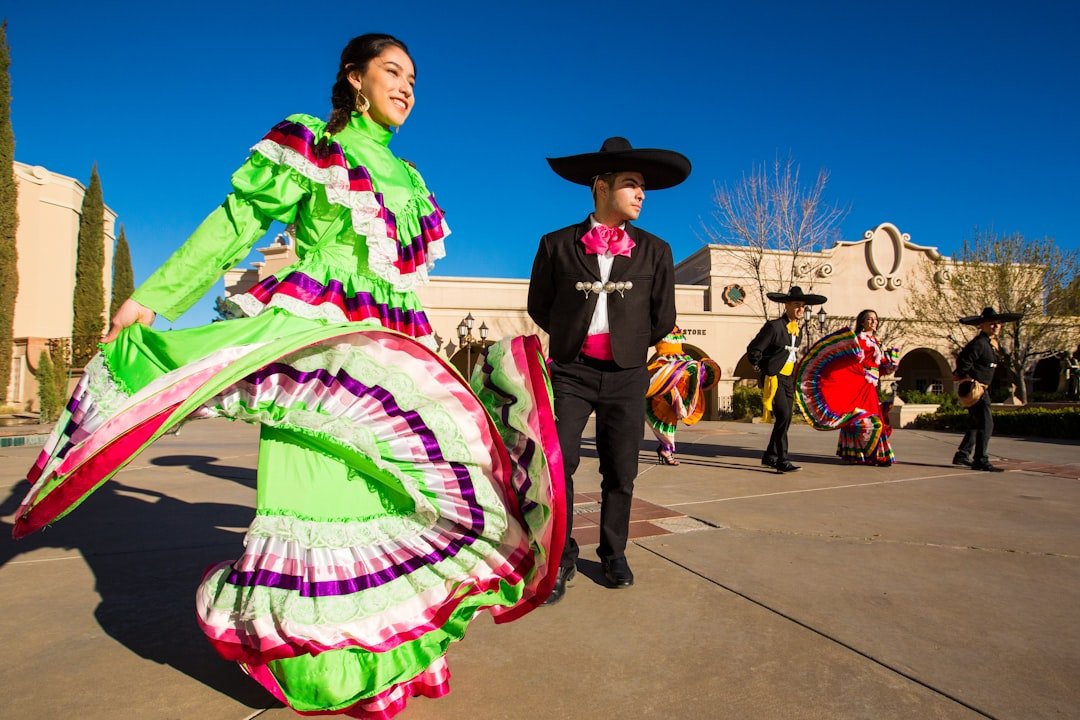 Budget Folklorico Skirt Basic Colorful Dance Celebration