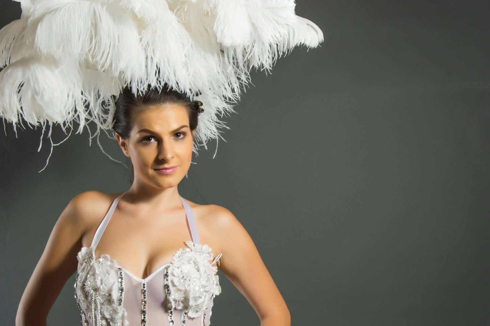 Showstopper Feather Boa Jazz Costume Broadway Musical Theater Dress