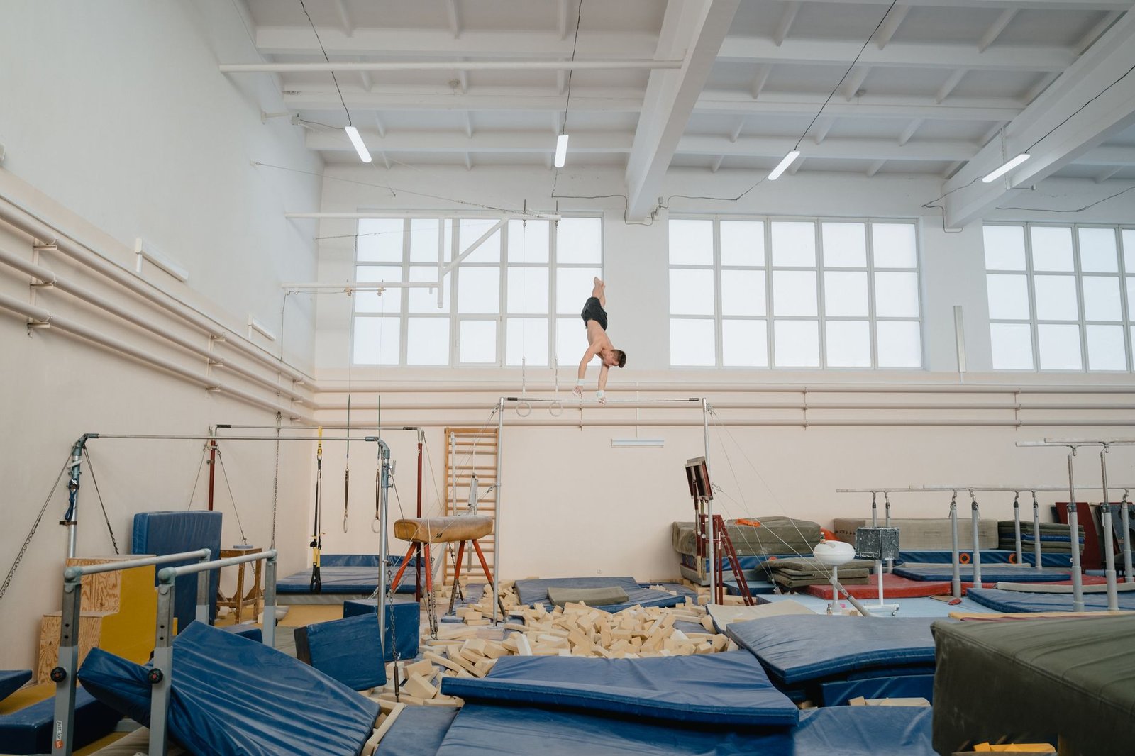 Gymnastics Pit Block Cubed Foam Landing Pit Alternative