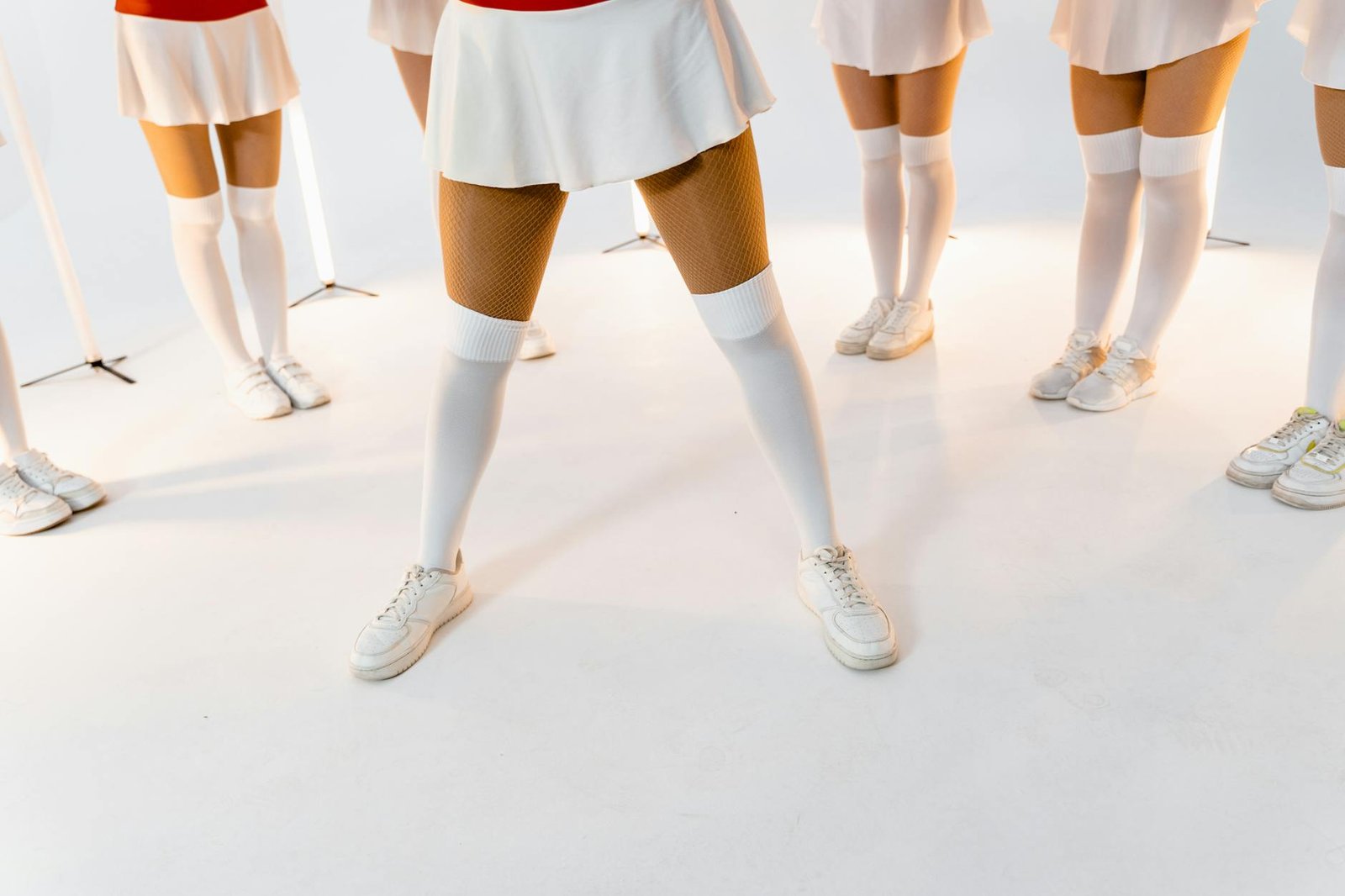 Highland Dance White Competition Hose Knee Socks