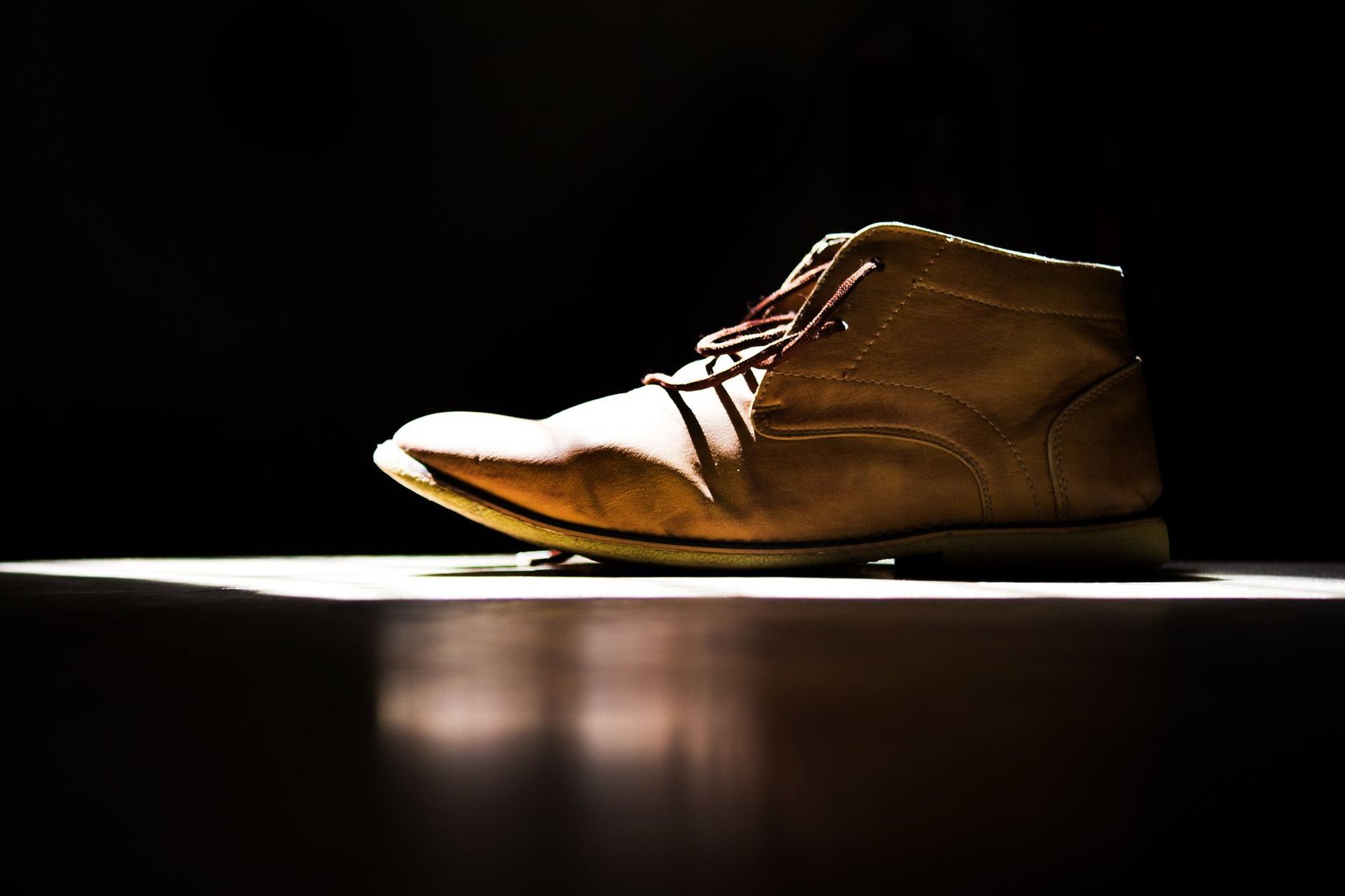Buck Dance Shoe Single Tap Leather Oxford Traditional