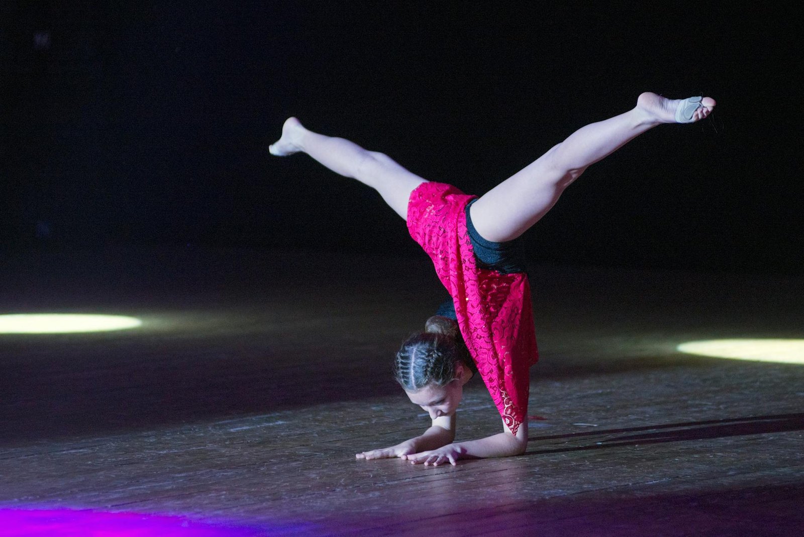 Girls Acrobatics Competition Costume Lyrical Acro Blend