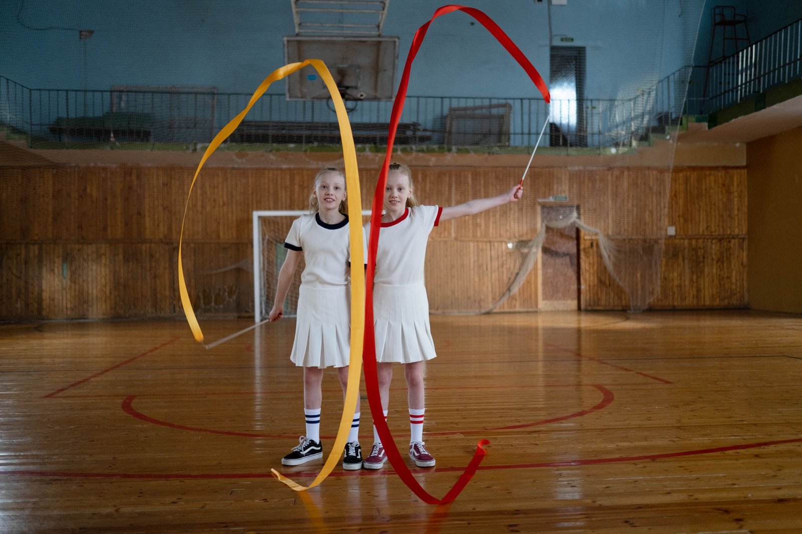 Rhythmic Gymnastics Clubs Pair Training Grade