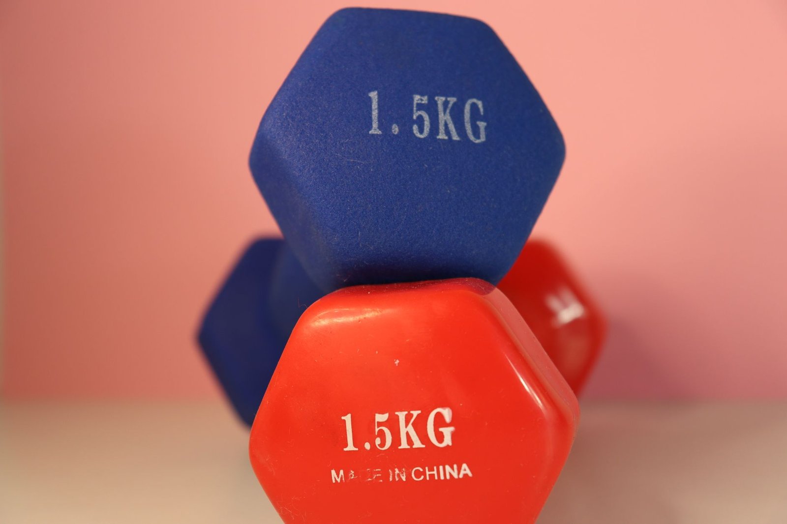 Light Dumbbells Set 1-3 lb Barre Fitness Weights
