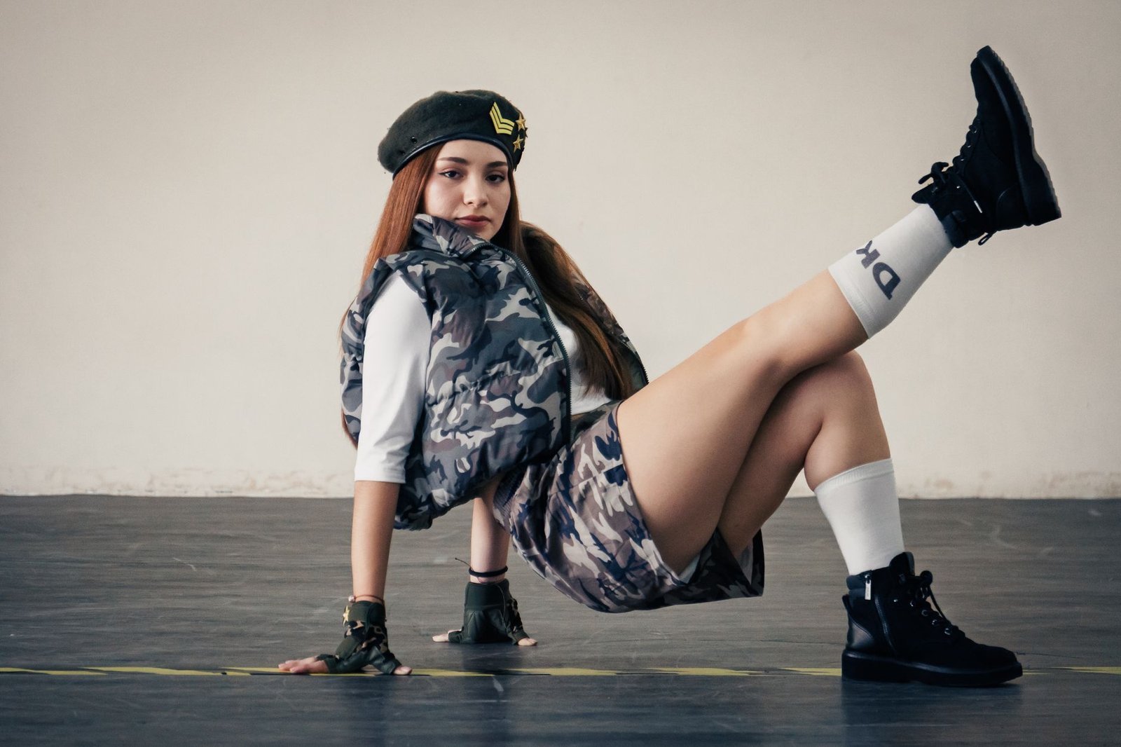 Dance Performance Knee High Socks Costume Style Show