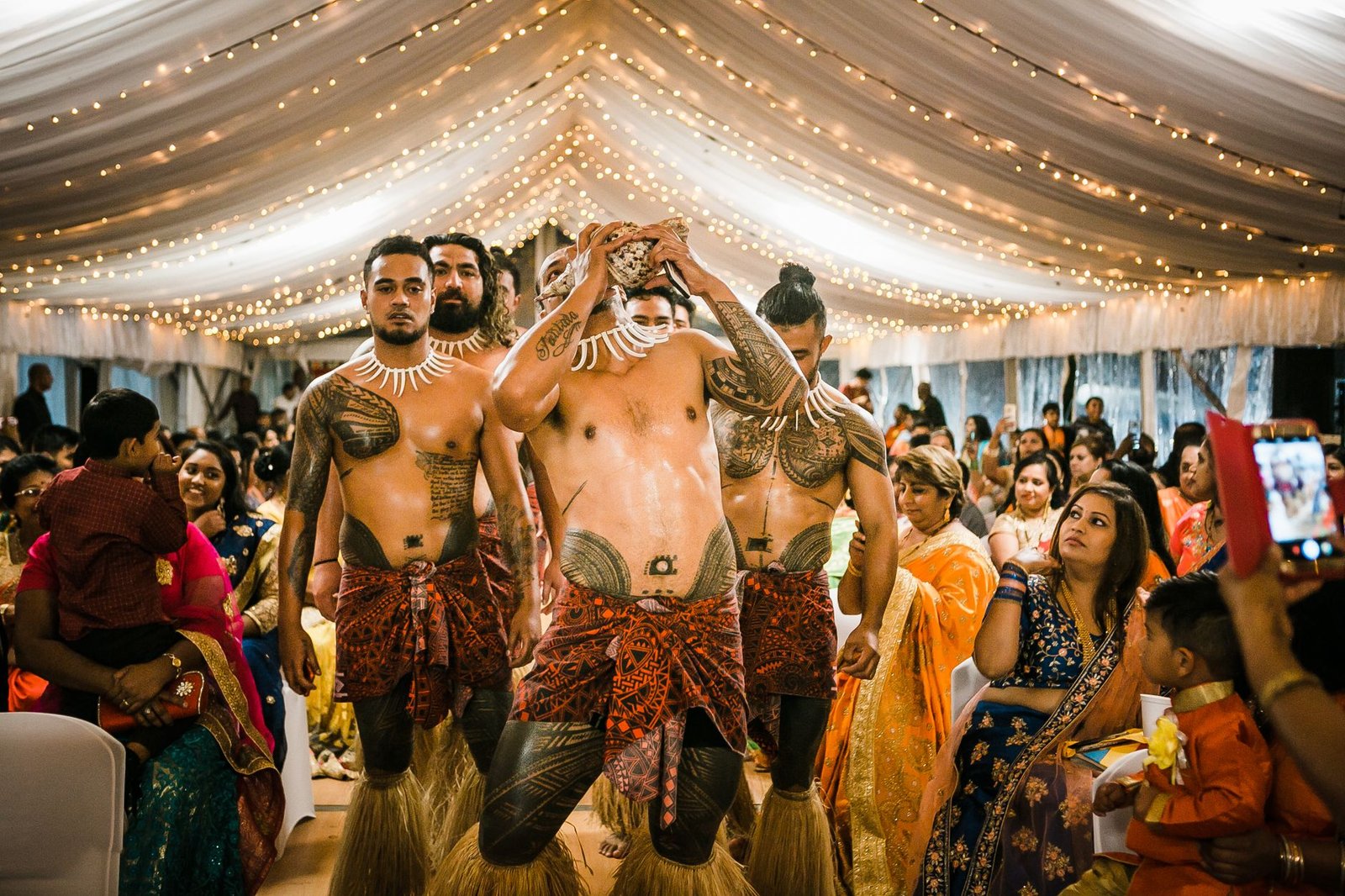 Samoan Siva Dance Costume Pacific Islander Tapa Print Set