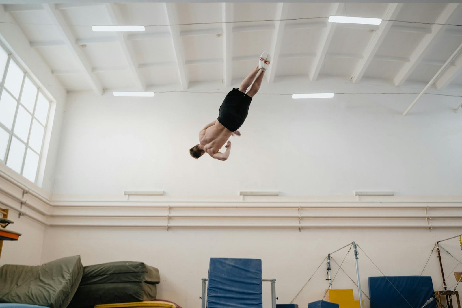 Gymnastics Tumbling Mat Spring Floor Panel Home Practice