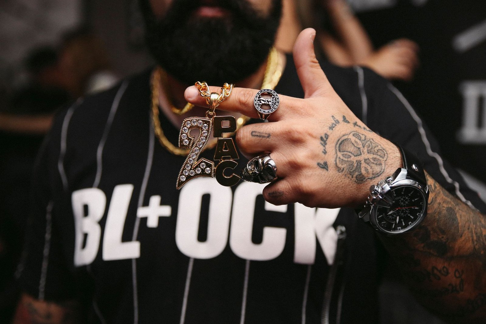 Gold Chain Hip Hop Dancer Cuban Link Performance Jewelry