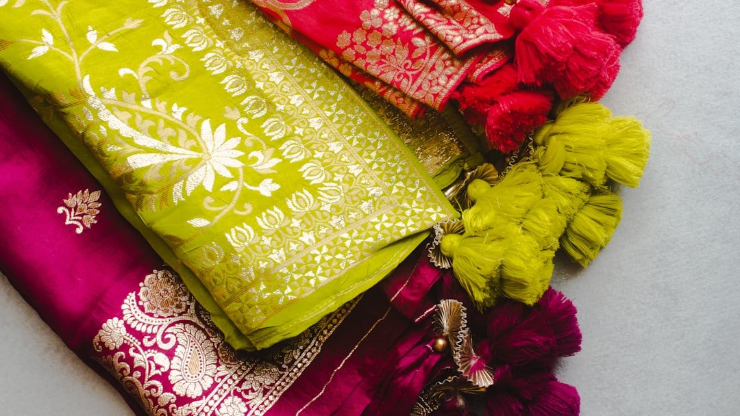 Bollywood Ghagra and Dupatta Set Mirror Work