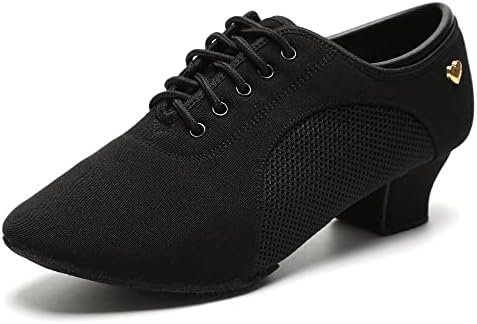 RoseMoli Women's Lace-Up Ballroom Latin Salsa Dance Shoes