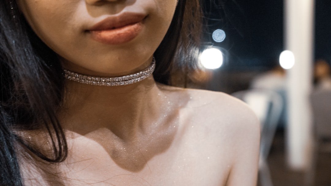 Crystal Choker Necklace for dance performances