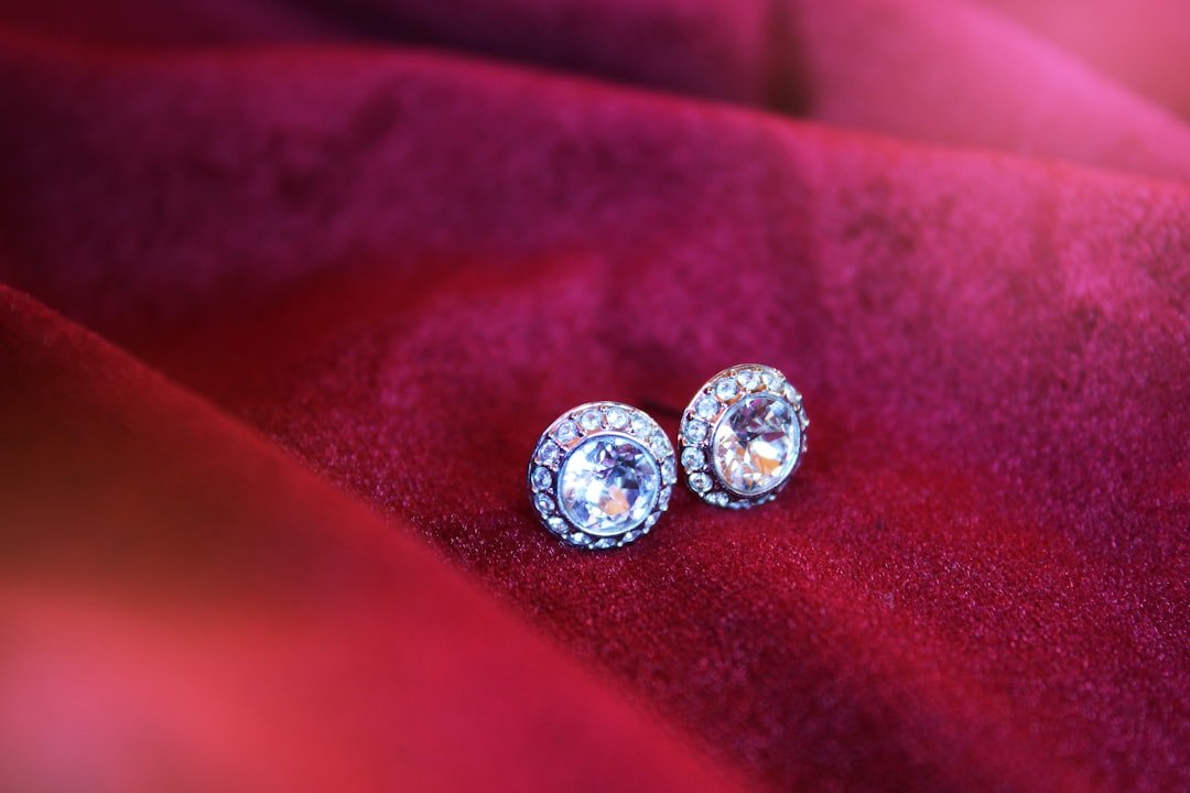 Swarovski screw-back drop earrings for dance performance